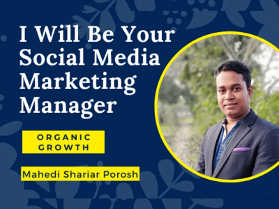 You will get social media marketing manager