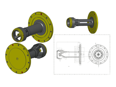 A 3D Model and Drawings for manufacturing .