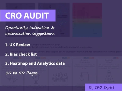 CRO Audit Report with Actionable Insights to Boost Conversion Rate