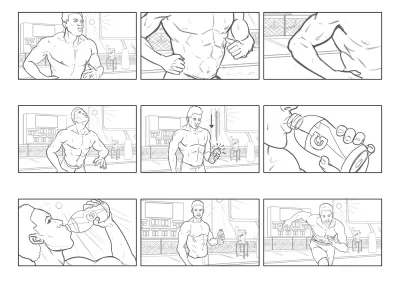 Storyboard frames for your film, commercial or pitch.