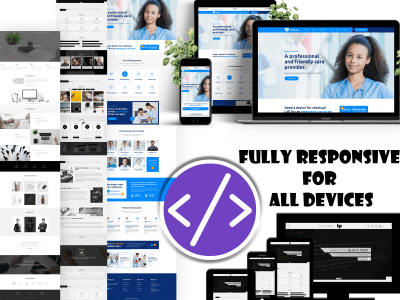 A responsive Bootstrap HTML Template | Upwork