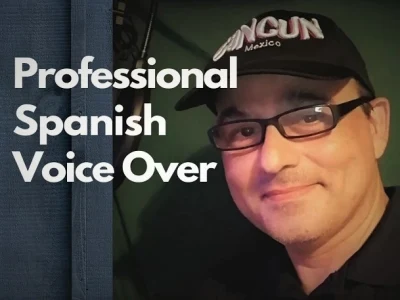 A professional Spanish male voice over in 24 hours