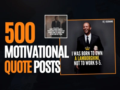 500 motivational quote posts