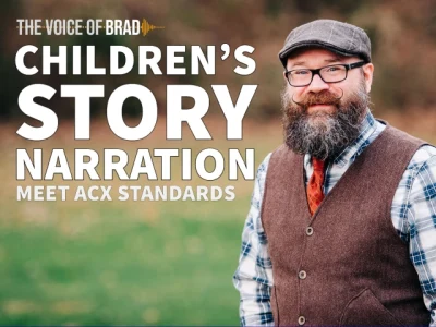 Engaging professionally narrated audiobook