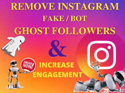 Remove fake followers and clean Instagram