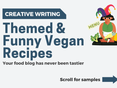 Themed and funny vegan recipes