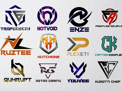 An amazing minimalist gaming logo design