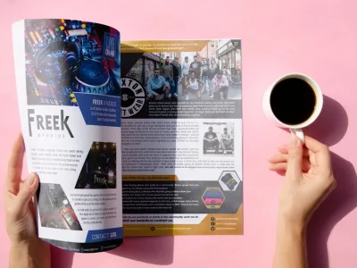 Creative and attractive Magazine design
