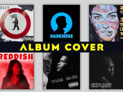 An amazing album or single cover art design for your music release