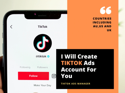 Tiktok ad account ready for use