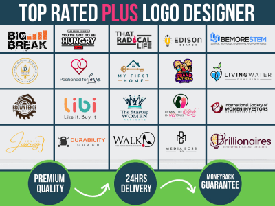 Custom modern flat minimal logo design | Logo Designer
