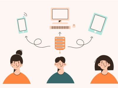 An amazing flat illustration for your business