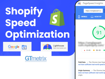 Advanced speed optimization for Shopify store website