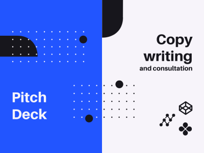 Persuasive copywriting of your pitch deck (with consultation)