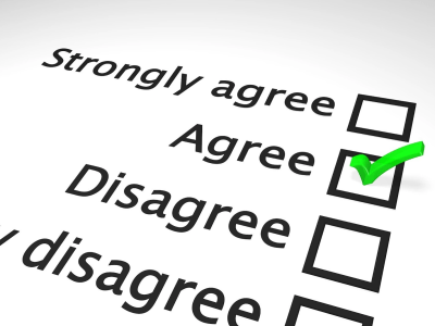 Form that allows you take surveys