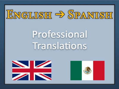 Your article or document translated into Spanish. In record time!