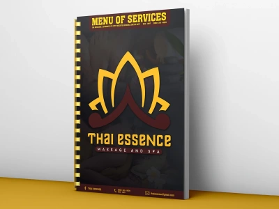 A Spa Menu Design within 24hrs
