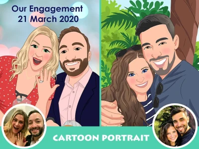 An amazing Disney cartoon style portraits