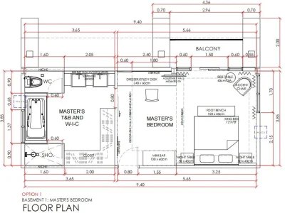 A comprehensive floor plan for your interior design project | Upwork
