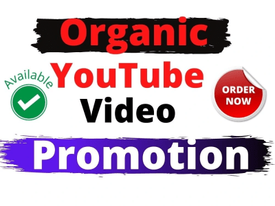 Organic video promotion and real views