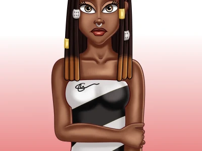An awesome and effective cartoon character designed as you need.