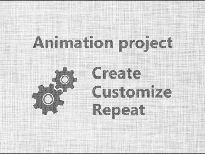 An animated logo in Adobe After Effects