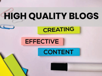 High quality blog posts