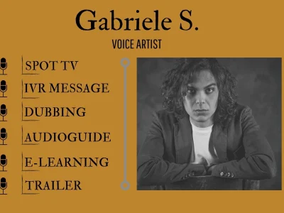 A professional and at the same time emotional voice over in Italian.
