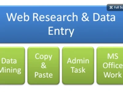 Various types of data etnry and excel services