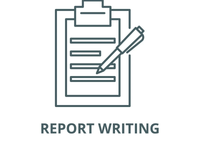 A formal or informal report writing based on the international formats.