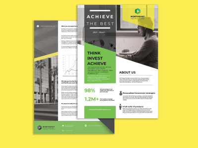 An amazing corporate Brochure/Flyer with infographic