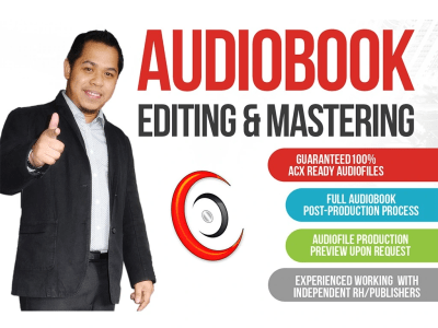 100% ACX-compliant audio files for your next Audible Audiobook release!