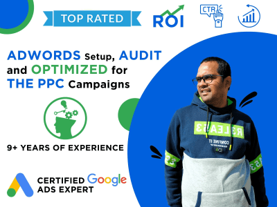 Certified Google Ads setup, audit & optimized for the PPC search campaigns