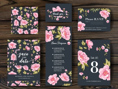 An eye popping postcard design with free source file
