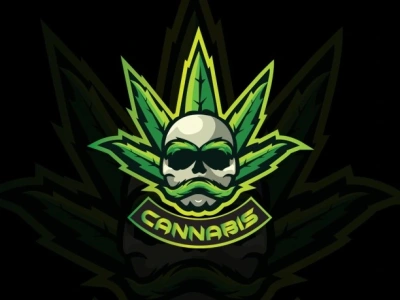 A fantastic weed, hemp, marijuana,and cannabis cartoon mascot logo