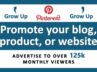 To promote your products, website to my 125k Pinterest Audience