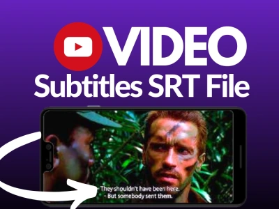 Perfectly synchronized subtitles SRT file in less than 24 hours