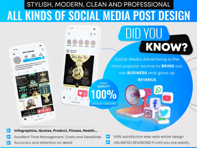 Social Media Post, Social Media Cover and Banner Design