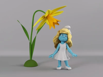 A nice-looking appealing character