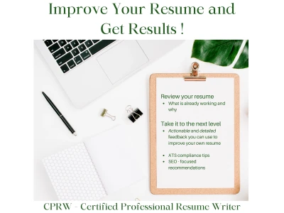 Professional resume review with improvement suggestions (ATS-compliant)