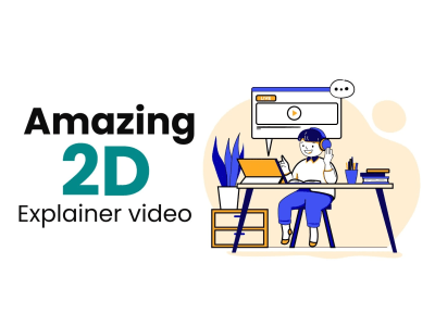 An eye-catching 2D explainer video
