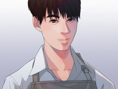 A fantastic custom portrait in anime cartoon manhwa style