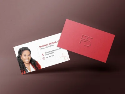 Impressive business card layout design