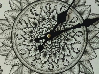 A unique geometric mandala tattoo designed according to your preference.