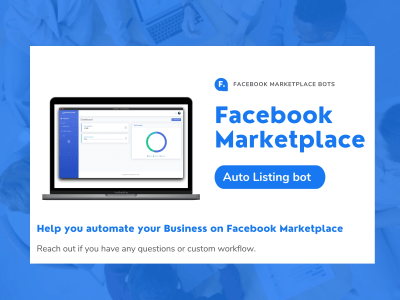 Facebook Marketplace auto listing bot | ChatGPT-Powered