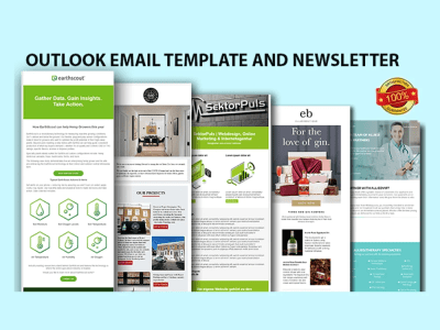 A Responsive Email Template Email Newsletter And Signature for Outlook