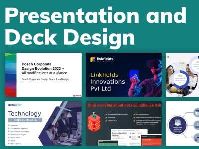 An engaging Presentation design | Pitch deck design | Slide design | PPT