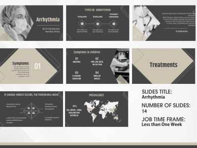 A superb presentation and info graph designs in 24 hours