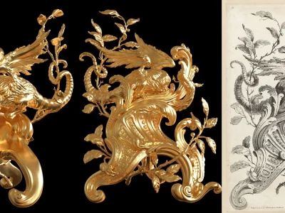 Fantastic looking custom jewelry model
