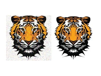 An awesome raster image to vector tracing & line art design